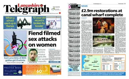 Lancashire Telegraph (Blackburn, Darwen, Hyndburn, Ribble Valley) – August 03, 2021