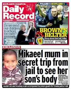 Daily Record - 6 Thursday, March 2014
