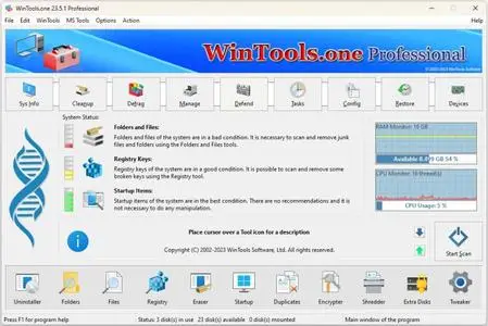 WinTools.one Home / Professional 24.5.1 Multilingual