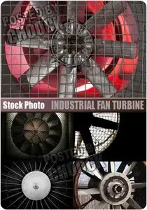 Stock Photo: Industrial fan turbine