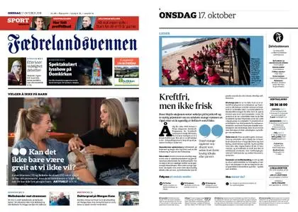 Fædrelandsvennen – 17. oktober 2018