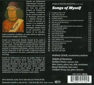 Oswald von Wolkenstein, Andreas Scholl - Songs of Myself (2010) (Repost)