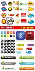 Vector Stock - Utilty Icon Button