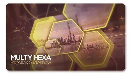 Parallax Slideshow Multi Hexa - Project for After Effects (VideoHive)