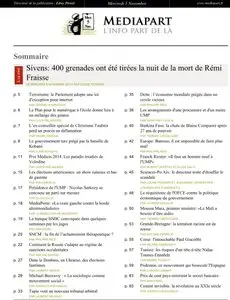 Mediapart Du Mercredi 5 November 2014