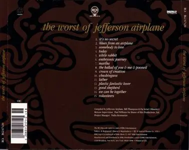 Jefferson Airplane - The Worst of Jefferson Airplane (1970, remaster 1997)