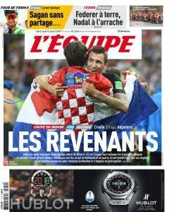 L'equipe du Jeudi 12 Juillet 2018