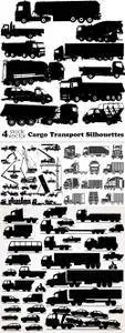 Vectors - Cargo Transport Silhouettes