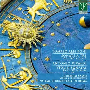 Giorgio Sasso - Tomaso Albinoni Op. 1 Nos. 4, 5, 6 & 7 - Antonio Vivaldi: Violin Sonatas RV 12, RV 26 & RV 17a (2022)