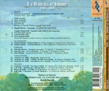 Jordi Savall - La Barcha d'Amore 1563-1685 - Hesperion XXI & Le Concert des Nations (2008) {Alia Vox AV 9811}