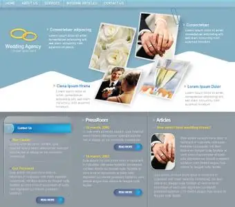 Full HTML Template (html + psd) - Wedding 
