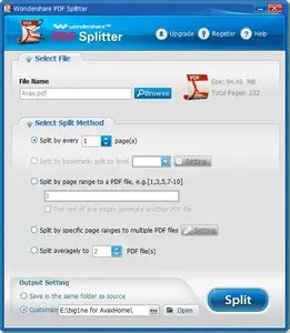 Wondershare PDF Merger & Splitter 1.5.0
