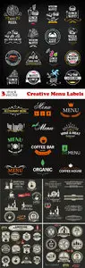 Vectors - Creative Menu Labels