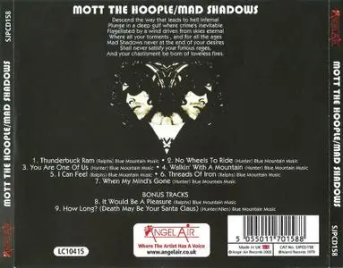 Mott The Hoople - Mad Shadows (1970) {2003, Remastered}