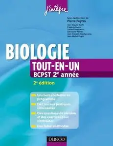 Pierre Peycru , Jean-Claude Baehr, et al., "Biologie tout-en-un 2e année BCPST - Cours, TP, exercices, fiches méthodes"