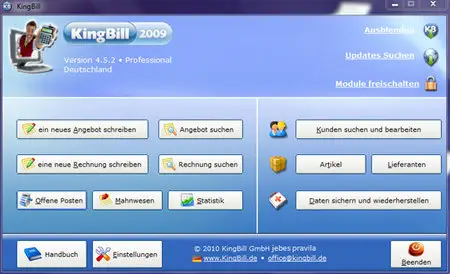 KingBill Professional 2009 v4.5.2 German