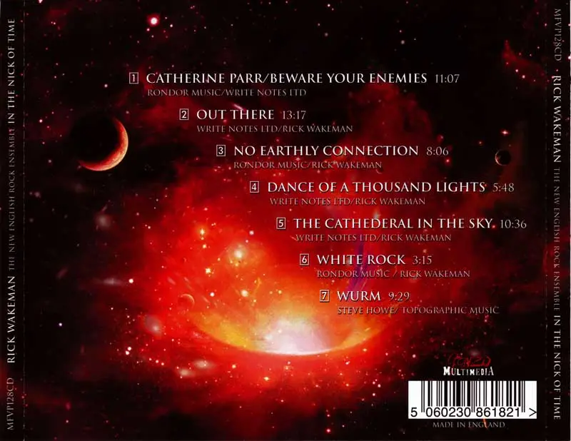 Rick Wakeman & The English Rock Ensemble - In The Nick of Time. Live 2003 (2012)