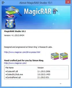 MagicRar Studio 10.1 Build 4.1.2013.8424