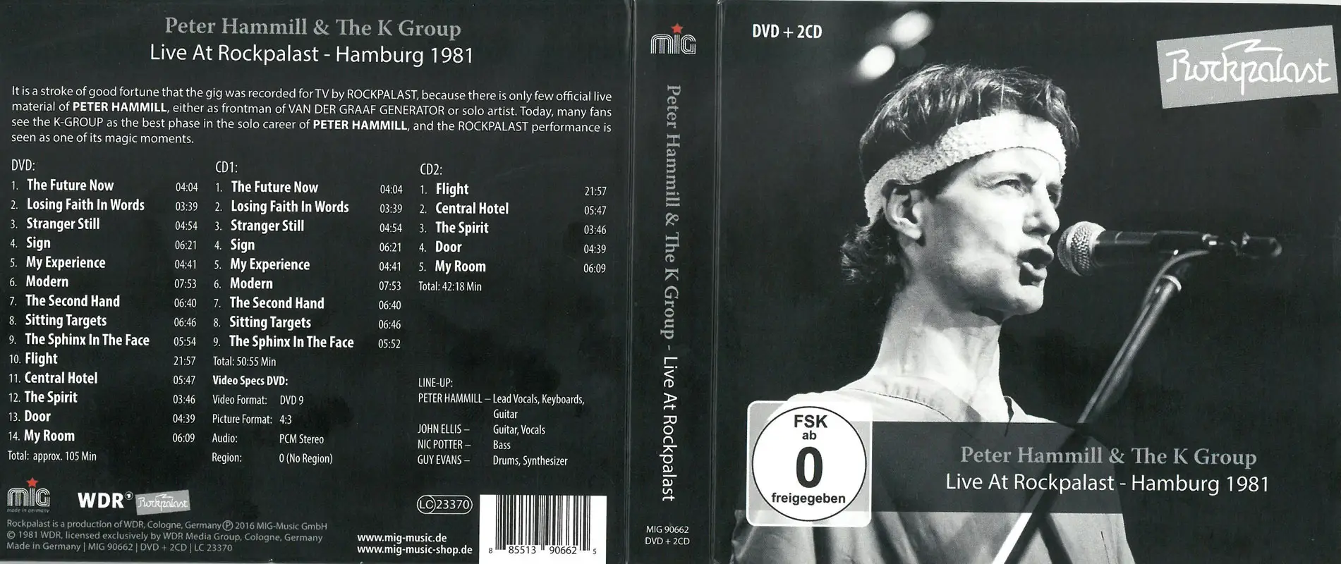 Peter Hammill & K Group - Live At Rockpalast: Hamburg 1981 (2016) Re-up