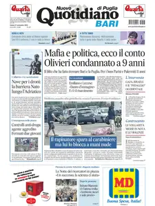 Quotidiano di Puglia Bari - 27 Settembre 2025