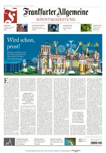 Frankfurter Allgemeine Sonntagszeitung - 29 Dezember 2024