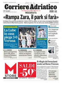 Corriere Adriatico Macerata - 6 Gennaio 2025