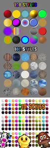 160+ 3D Styles for Affinity