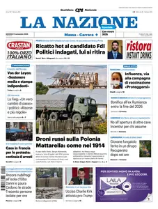 La Nazione Massa Carrara - 11 Settembre 2025