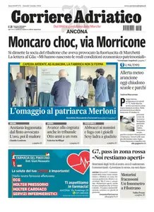 Corriere Adriatico Ancona - 3 Ottobre 2024