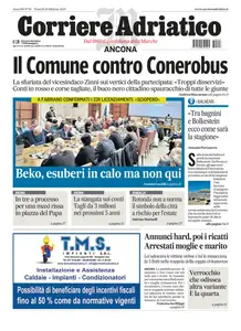 Corriere Adriatico Ancona - 28 Febbraio 2025