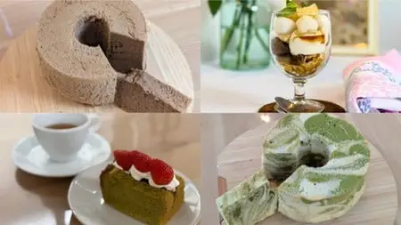 Flavors Of Japan #1:Master Of Matcha & Hojicha Chiffon Cakes