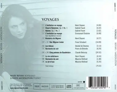 Mary Bevan, Joseph Middleton - Voyages (2017)
