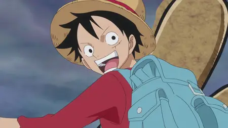 One Piece (1999 S18E07 A Deadly Elephant Climb! A Great Adventure on the Back of the Giant Elephant! ZR