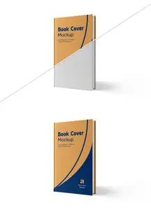 Realistic Book Cover Mockup PSD Template 1703816879
