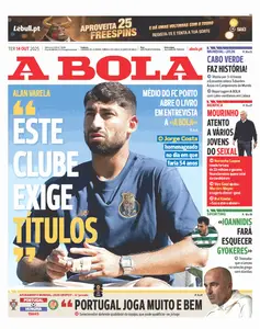 A Bola - 14 Outubro 2025
