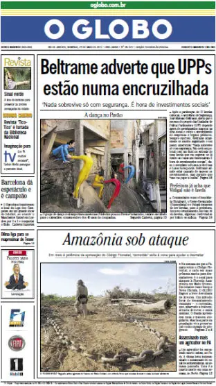 Jornal O Globo - 29 de maio de 2011