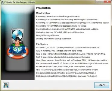 BYclouder Partition Recovery Ultimate 7.1.0.0