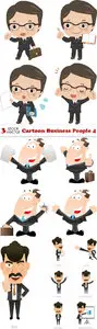 Vectors - Cartoon Business People 4