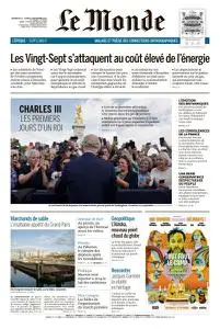 Le Monde du Dimanche 11 et Lundi 12 Septembre 2022