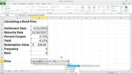 Excel 2010: Financial Functions