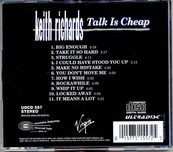 Keith Richards - Talk Is Cheap (1988) [MFSL UDCD 557]