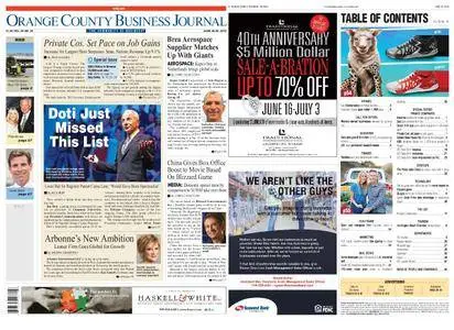 Orange County Business Journal – June 20, 2016
