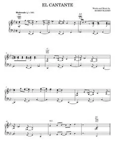 El Cantante - Hector Lavoe, John Pacheco (Piano-Vocal-Guitar)