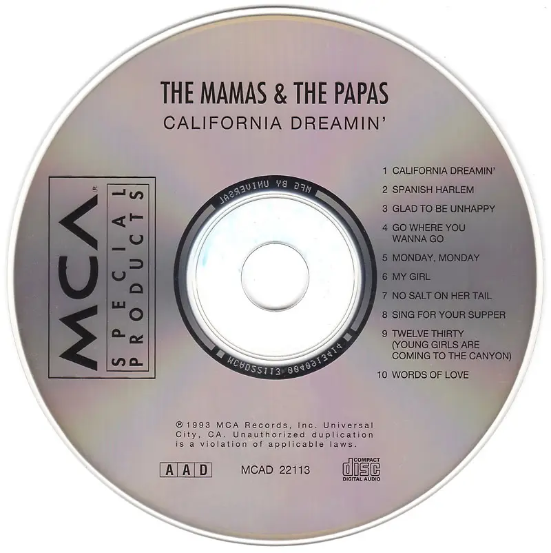 The Mamas & The Papas - California Dreamin' (1994)