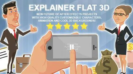 Explainer Flat 3D - Project for After Effects (VideoHive)