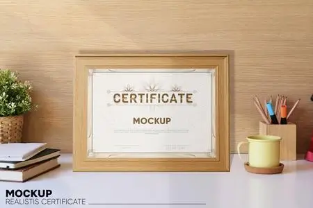 Certificate Mockup YRTQUZD