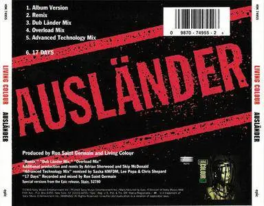 Living Colour - Ausländer (CD5) (1993) {Epic} **[RE-UP]**