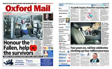 Oxford Mail – October 26, 2017