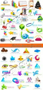 Exclusive business logos vector