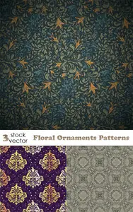 Vectors - Floral Ornaments Patterns